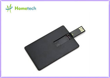 O cartão de crédito preto USB cola o logotipo do costume da chave do presente 4GB 8GB 16GB USB