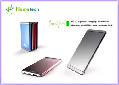 5000mAh jejuam o banco de carregamento do poder do batom, carregador de bateria extra do QC 2,0 para Iphone7