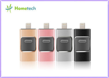 Movimentação do flash de USB do telefone celular para IOS/Android, movimentação fácil do i com material da liga de alumínio