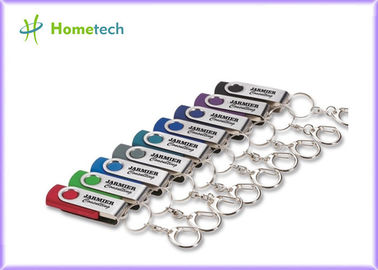 Movimentação colorida do flash das varas de USB de USB 2,0 das varas de USB da torção do presente da promoção/giro