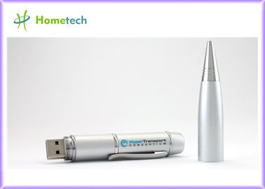 Pena de USB com ponteiro do laser, movimentação da pena do usb do presente com movimentação personalizada do flash do usb da pena do logotipo