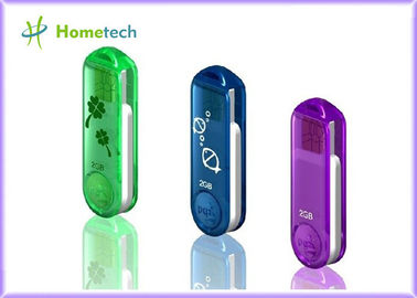 Varas plásticas transparentes de USB da torção de alta velocidade COM personalizado