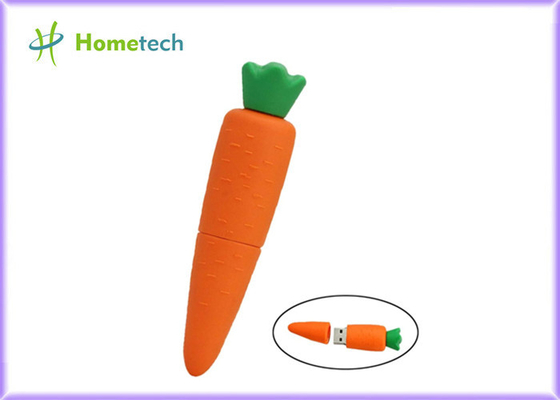 Os vegetais de fruto da cenoura dos desenhos animados dão forma a Usb 2,0 do Usb C Pendrive 8Gb 16Gb 32Gb
