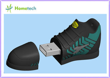 O flash bonito de USB conduz 8GB 16GB/movimentações feitas sob encomenda Eco-amigáveis chaves feitas sob encomenda do PVC USB da sapatilha de USB