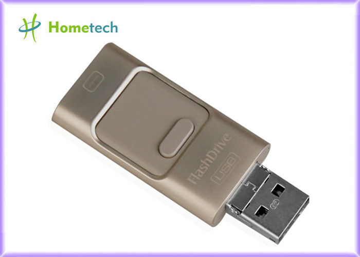 Armazenamento 3 de USB do telefone celular em 1 leitor de cartão da Multi-função OTG de Pendrive do U-disco para iOS do iPhone &amp; Samsung Android