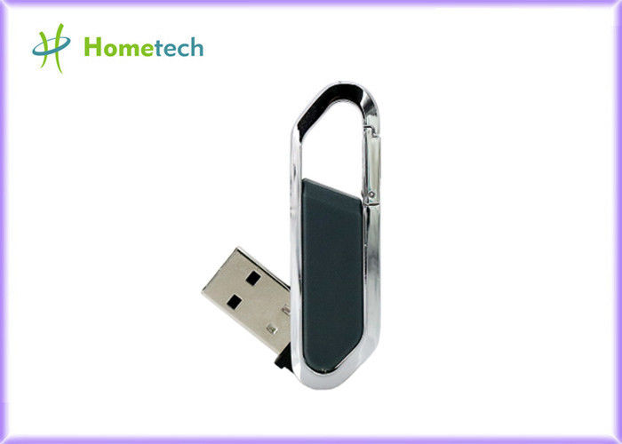 Disco instantâneo de couro de alta velocidade 64gb de USB/pena de USB 2,0 movimentação 4gb com padrão do FCC RoHS