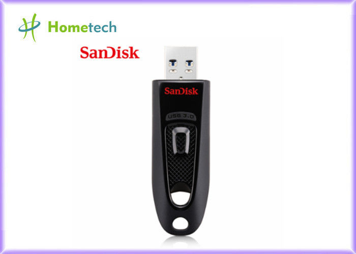 Movimentação instantânea 64gb de 100% SanDisk CZ48 USB 3,0 originais com proteção de senha, cor preta