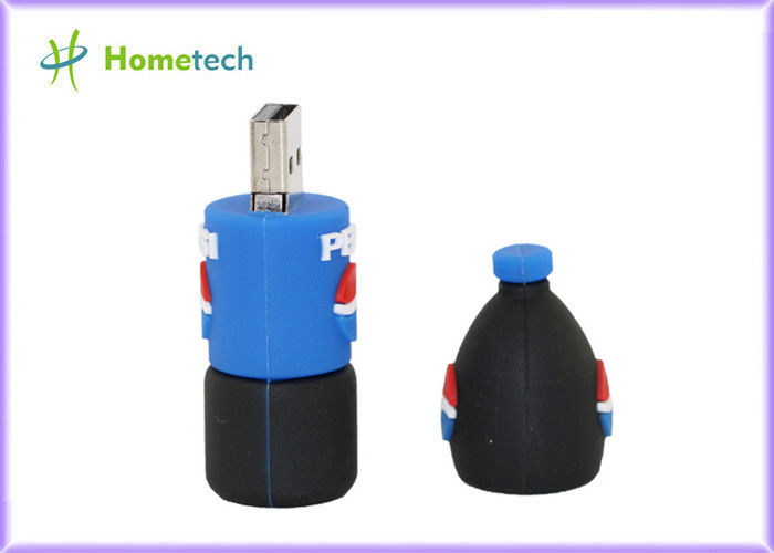 O PVC das garrafas de Pepsi personalizou a movimentação do flash de USB/a vara personalizada presente da memória do Usb