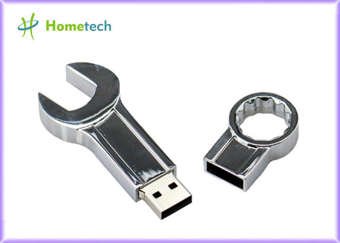O mini polegar criativo do metal da chave de chave inglesa conduz a alta velocidade de 32GB 16GB 8GB 4GB