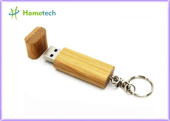 A movimentação de madeira Pendrive da pena da movimentação 64GB 32GB do flash de Keychain USB especializou a vara da memória do logotipo/usb