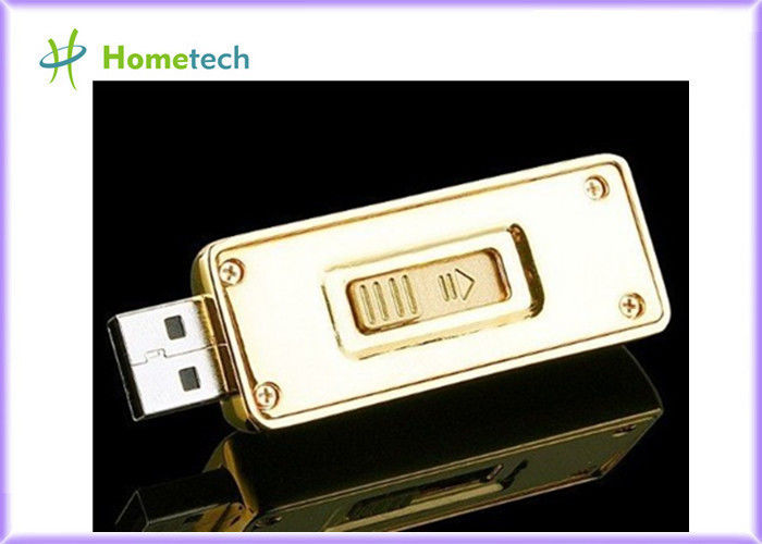 Disco criativo 2GB/4GB/8GB/16GB/32GB da memória da movimentação do flash de USB da barra de ouro do projeto