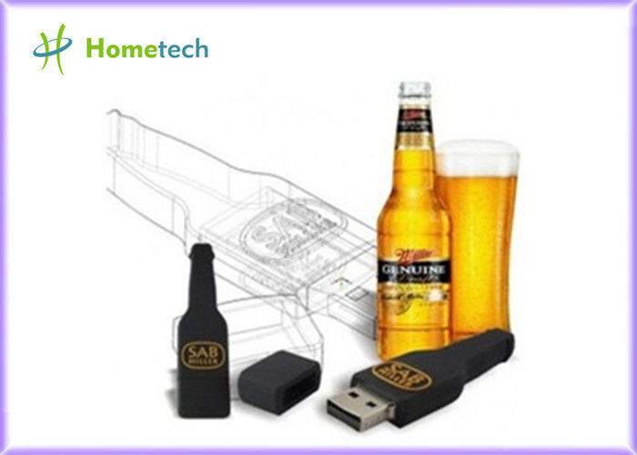 32GB personalizou acessórios de computador feitos sob encomenda da vara 2,0 da memória do usb da cerveja da movimentação do flash de USB/SABMILLER