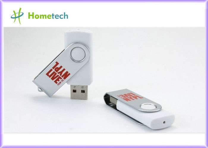 Vara relativa à promoção de USB da torção do metal com impressão livre do logotipo