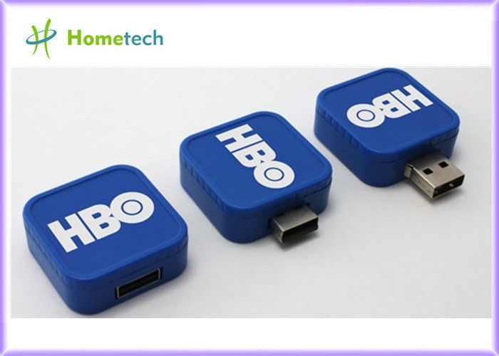 A mini forma quadrada USB plástico do logotipo feito sob encomenda quadrado novo da movimentação 1GB 2GB 4GB 8GB 16GB 32GB do flash de USB do giro cola