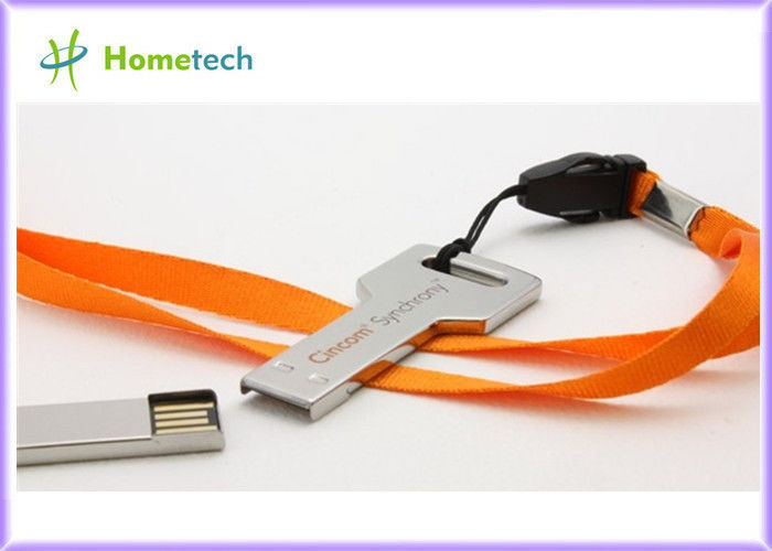 Vara longa de USB da microplaqueta do UDP da vara da movimentação do polegar do flash do Usb da forma da chave do metal do buraco da fechadura