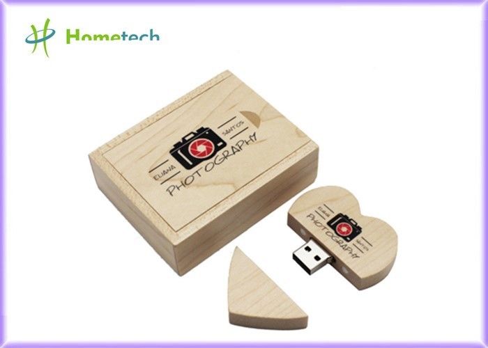 Do LOGOTIPO feito sob encomenda de madeira da pena 64GB da vara da memória Flash de ECO impressão a cores completa USB impermeável