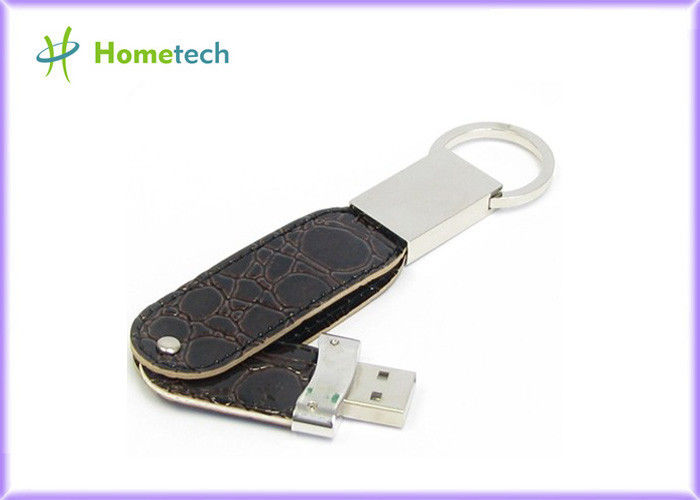disco instantâneo USB curto de USB do couro 32GB 2,0 varas da movimentação da pena da memória Flash