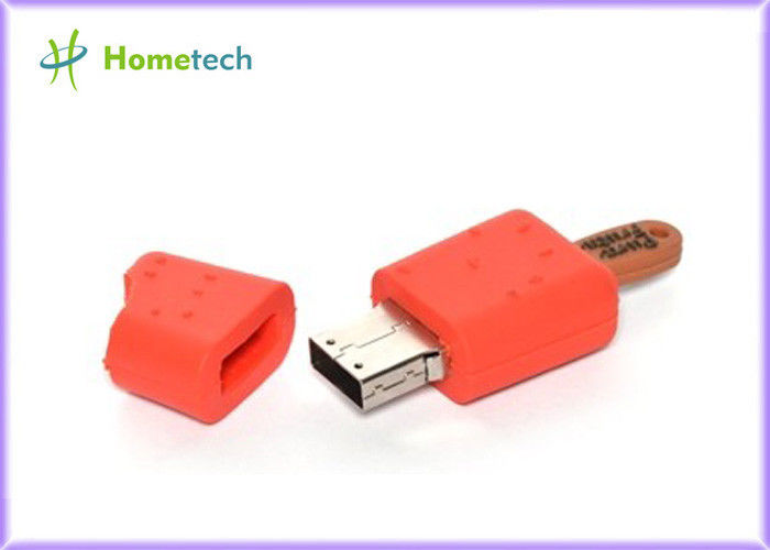 Movimentação do flash de USB dos desenhos animados do retângulo do PVC 2D, cartão de memória da movimentação da pena