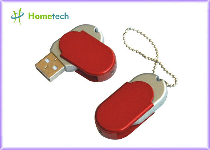 Metal as mini varas vermelhas de USB da torção gravadas personalizadas com alta velocidade