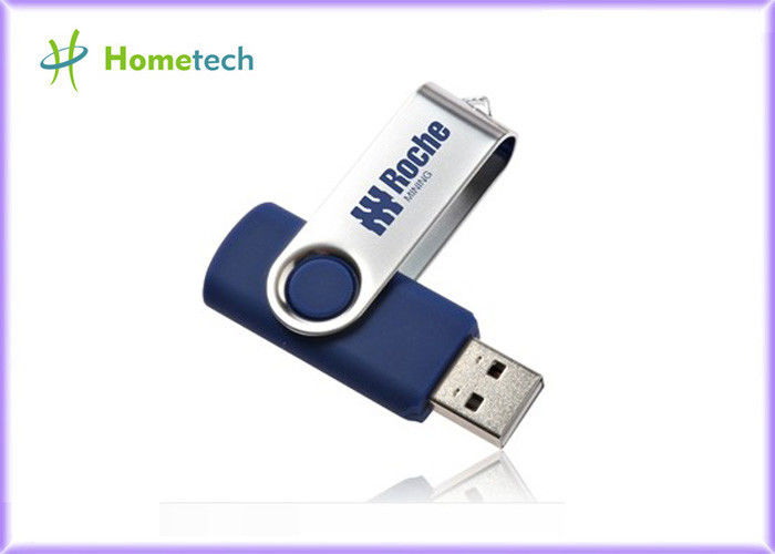 Varas gravadas com Keychain, varas personalizadas de USB da torção de USB dos presentes