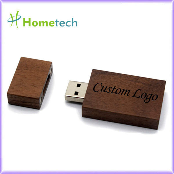 FCC instantâneo de madeira gravado da movimentação de USB 2,0 EPS 128GB 64GB 10MB/S