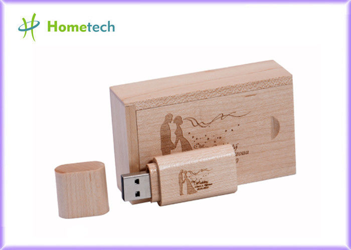Eco USB personalizado de madeira amigável cola 8GB USB 3,0 para o fotógrafo