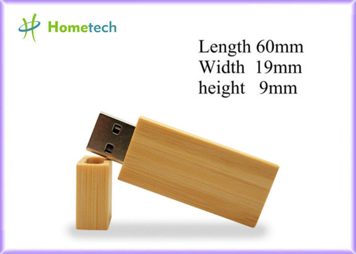 Movimentação instantânea feita sob encomenda 32GB 4GB 8GB 16GB de Logo Bamboo Wooden USB para o dispositivo esperto
