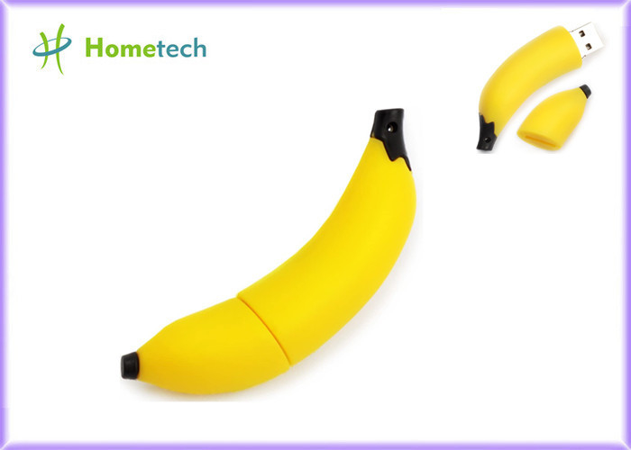 A banana instantânea da movimentação 4GB 8GB de USB 2,0 bonitos do projeto do fruto deu forma para o presente relativo à promoção