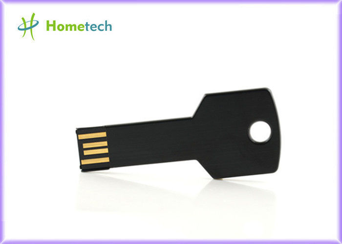 Movimentação dada forma do flash de USB do metal chave de prata, chave impermeável do chip de memória