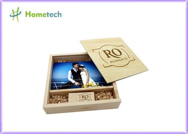 Forma de madeira feita sob encomenda do álbum de fotografias das movimentações do flash do bordo e da noz para presentes de casamento