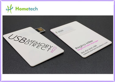 Movimentação do flash de USB do dispositivo/cartão de armazenamento de USB do cartão de crédito da impressão do logotipo da cor completa