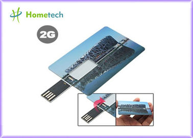 Movimentação do polegar do dispositivo de armazenamento de USB do cartão de crédito de Customzied/vara da memória