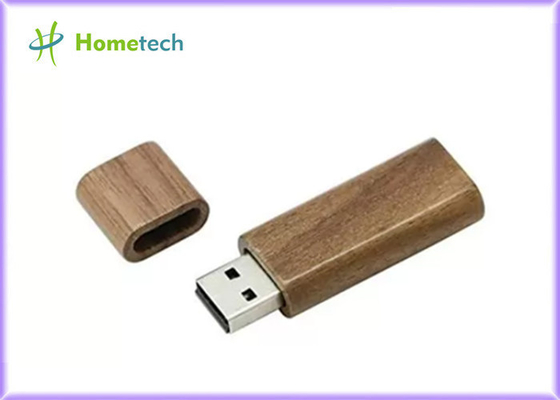 Movimentação de madeira do flash do retângulo 64GB 128GB USB do PC