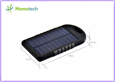 Porta usb duplo da bateria externo do batom do poder do banco solar/carregador