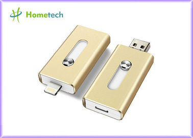 comprar Telefone móvel OTG da movimentação do iflash do disco do estojo compacto 8GB USB da liga de alumínio para o PC Fabricação em linha