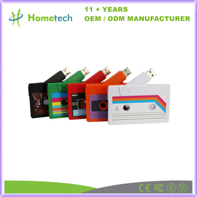 comprar Movimentação instantânea 4GB 8GB 16GB 32GB 64GB 128GB de Memoria USB da cassete de banda magnética com logotipo feito sob encomenda Fabricação em linha