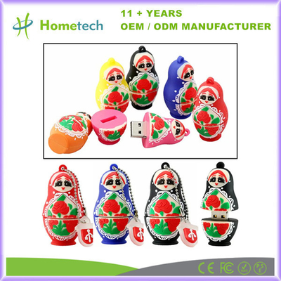comprar Personal Russian Doll USB Pen Drive 4GB 8GB 16GB 32GB 128GB USB 2.0 Thumb Drive Memória Stick Fabricação em linha