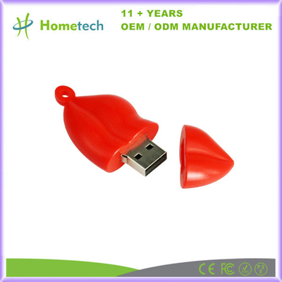 comprar PVC forma do lábio bonito personalizado USB flash drive personalizado boca USB memória stick 8GB 4GB Fabricação em linha