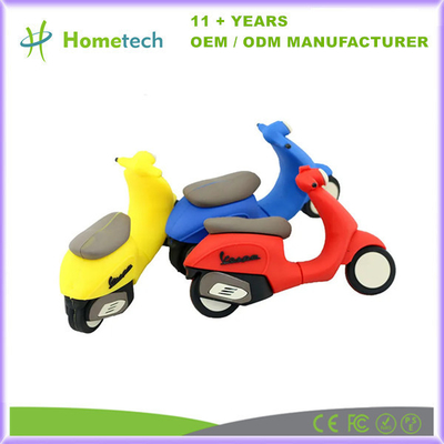 comprar Cartoon Moto USB Flash Drive 8GB 16GB 32GB Silicone Drive de Peninha de Moto USB Flash Disk Fabricação em linha