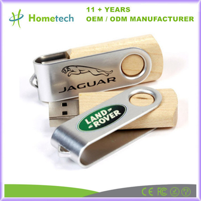 comprar Compatível com Windows/Mac OS/Linux 256GB Wood Twist USB Flash Drive com Design Clássico de Madeira Fabricação em linha
