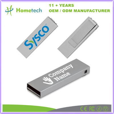 comprar 2.0/3.0 USB Flash Drive 8GB 16GB 32GB 64GB 128GB Mini Pendrive Metal Clip Memória Stick Fabricação em linha