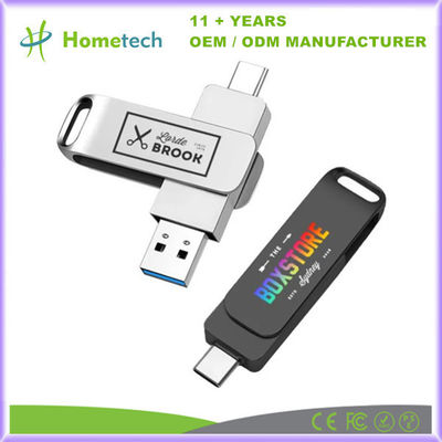 comprar Alta Velocidade 500 MB/s Metal Impermeável USB C Flash Drive Impermeável Grande Capacidade Fabricação em linha