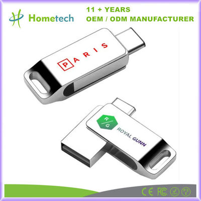 comprar Disco flash USB tipo C resistente à água de prata com grande capacidade 512 GB personalizado Fabricação em linha