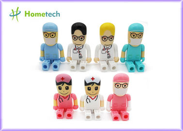 comprar Mini desenhos animados pendrive da enfermeira do doutor das movimentações 64gb de USB do caráter do presente Fabricação em linha