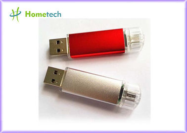 comprar Barra da memória Flash da movimentação do flash de USB do telefone móvel de OTG USB 2,0 com logotipo impressa Fabricação em linha