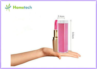 comprar Banco recarregável cor-de-rosa do poder do batom/banco móvel portátil 2200mAh do poder Fabricação em linha