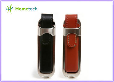 comprar Movimentação de couro personalizada do flash de USB com logotipo personalizado da Seda-tela Fabricação em linha