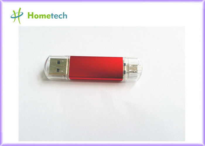Movimentação vermelha da pena do Usb 2,0 da movimentação OTG 4GB do flash de Smartphone USB do retângulo