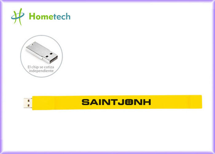FCC personalizado personalizado de RoHS da movimentação do flash de USB do punho de USB 1GB 2GB 4GB 8GB do silicone