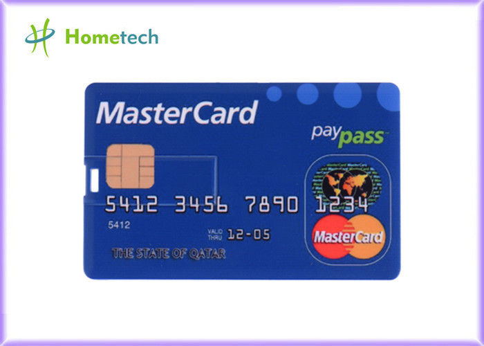 Logotipo personalizado dado forma ultra fino relativo à promoção do cartão de crédito do dispositivo de armazenamento de USB do cartão de crédito